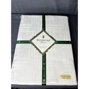 Waterford Linens Clifden Table Cloth 70x104" Oblong NIP